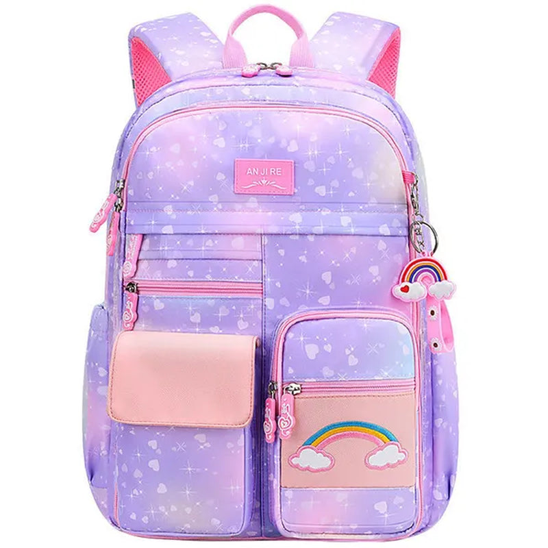Girls School Backpack Kids Cute Bookbag for Primary School Bag