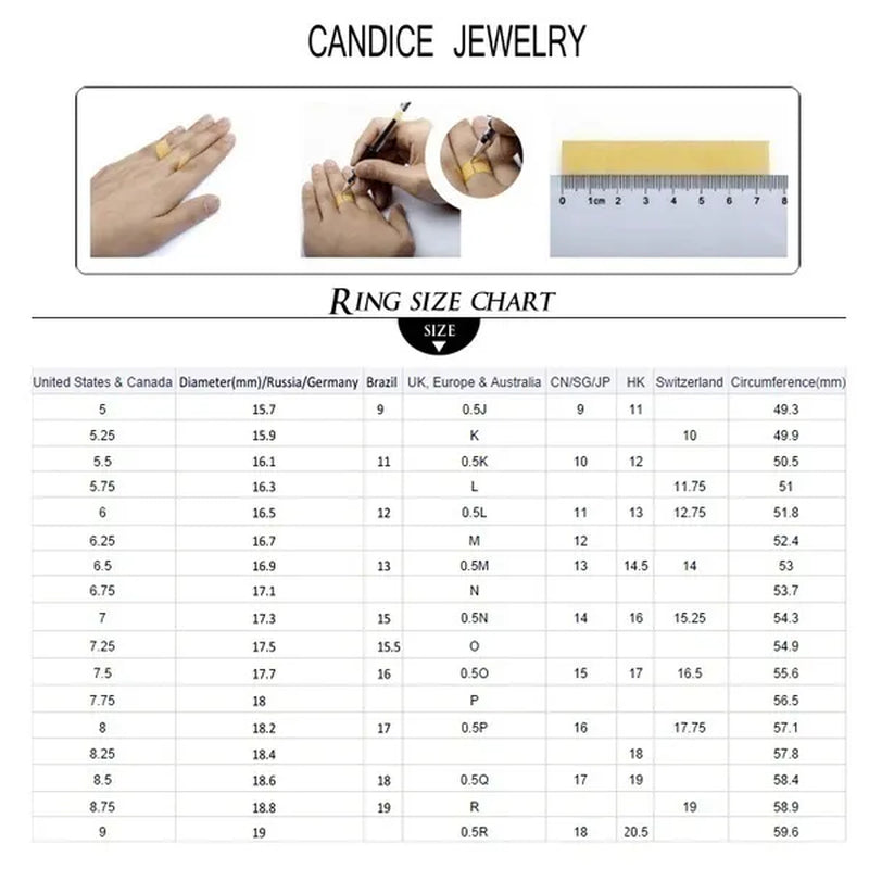 CANDICE High Quality White Gold Plated Micro Inlaid Rose Red AAA CZ Crystal 3D Big Flower Exaggerated Cocktail Party Ring for Women Costume Jewelry