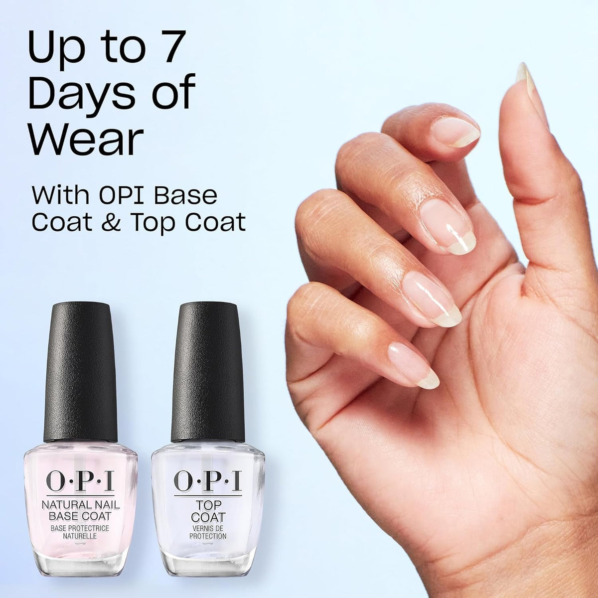 OPI Nail Lacquer Nail Polish | Opaque Light Red Crème Chip Resistant Nail Polish | Vegan, Fast Drying, Streak Free