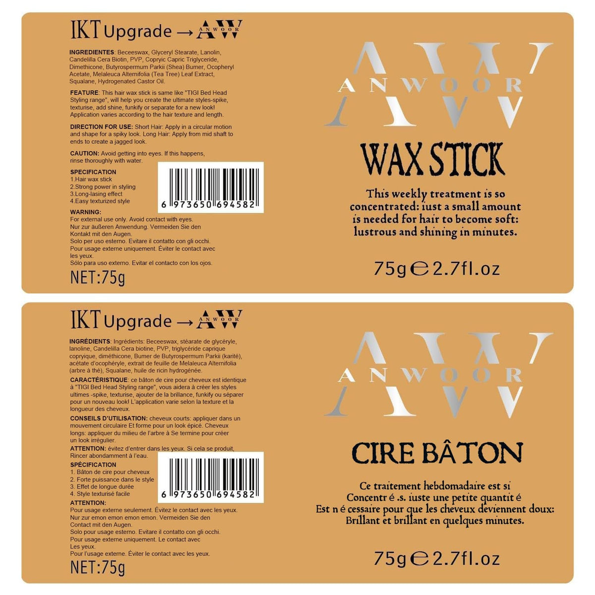 Hair Wax Stick, Wax Stick for Hair Flyaways Kids & Women Hair Accessories for Women Girls Hair Bun Maker for Kids Hair Slick Stick Baby Hair Gel Stick Kids Hair Products Hair Smoothing Stick