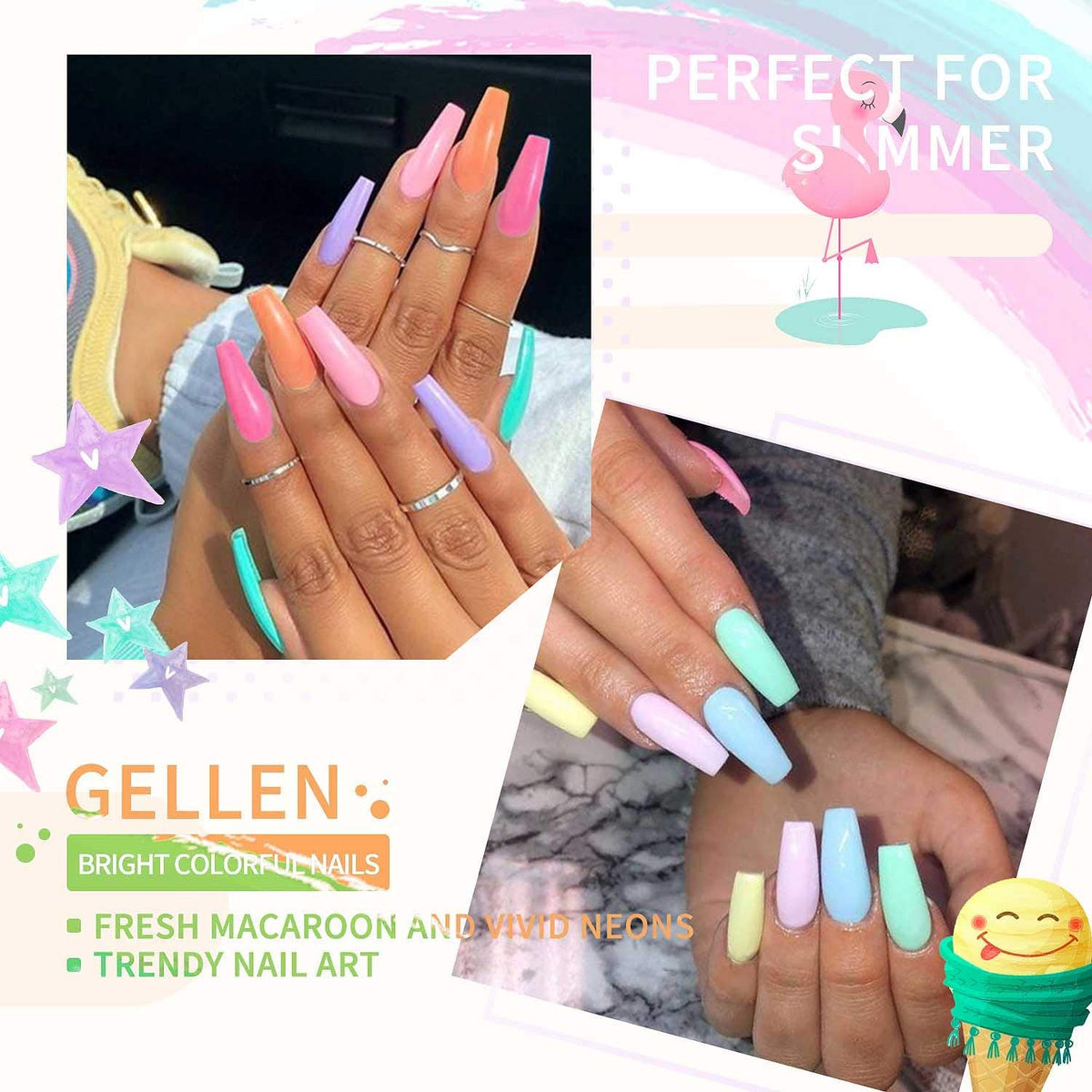 Gel Nail Polish, 16 Colors Gel Nail Polish Set, Need U V Cured Gel Nail Polish Set for Gift, Including Gel Base and Top Coat for Nails Prep