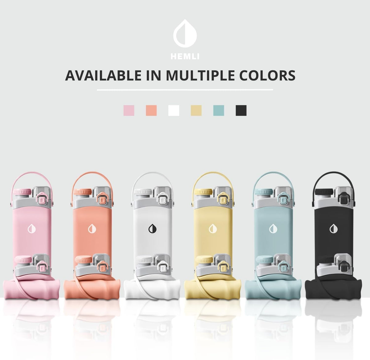20 Oz Collapsible Silicone Water Bottle, Lightweight Portable Bottle for Hiking, Travel, Camping, Flat Water Bottle