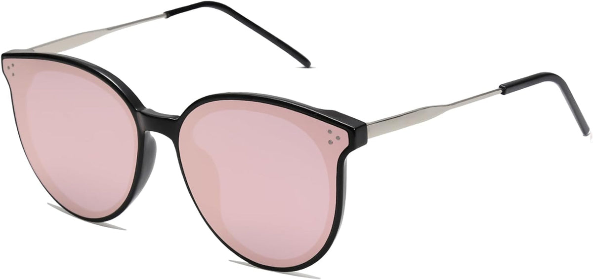 Classic Round Sunglasses Womens Mens Trendy Oversized Shades Retro Vintage Sunnies