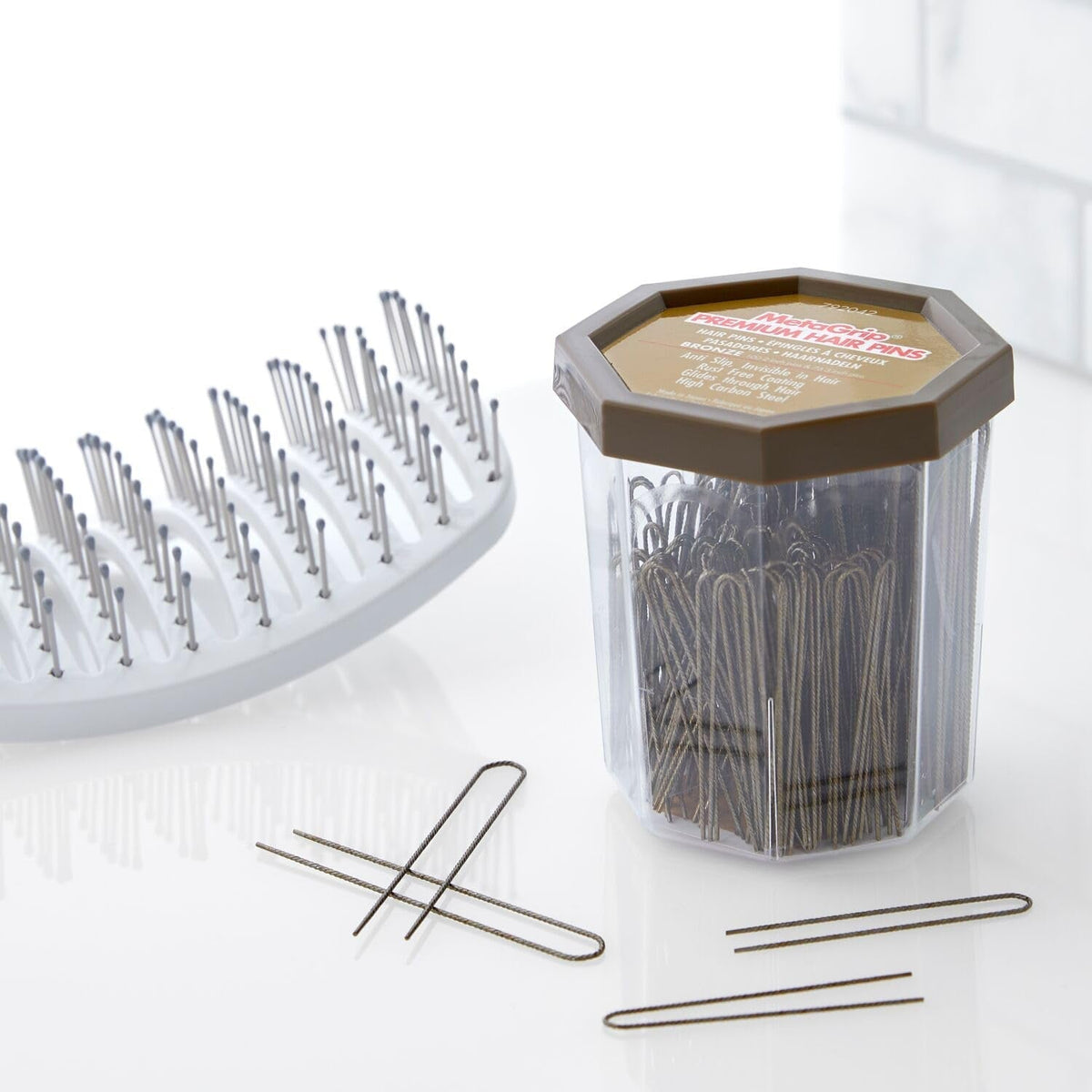 Premium Bronze Hair Pins (175 Count, Pack of 1)