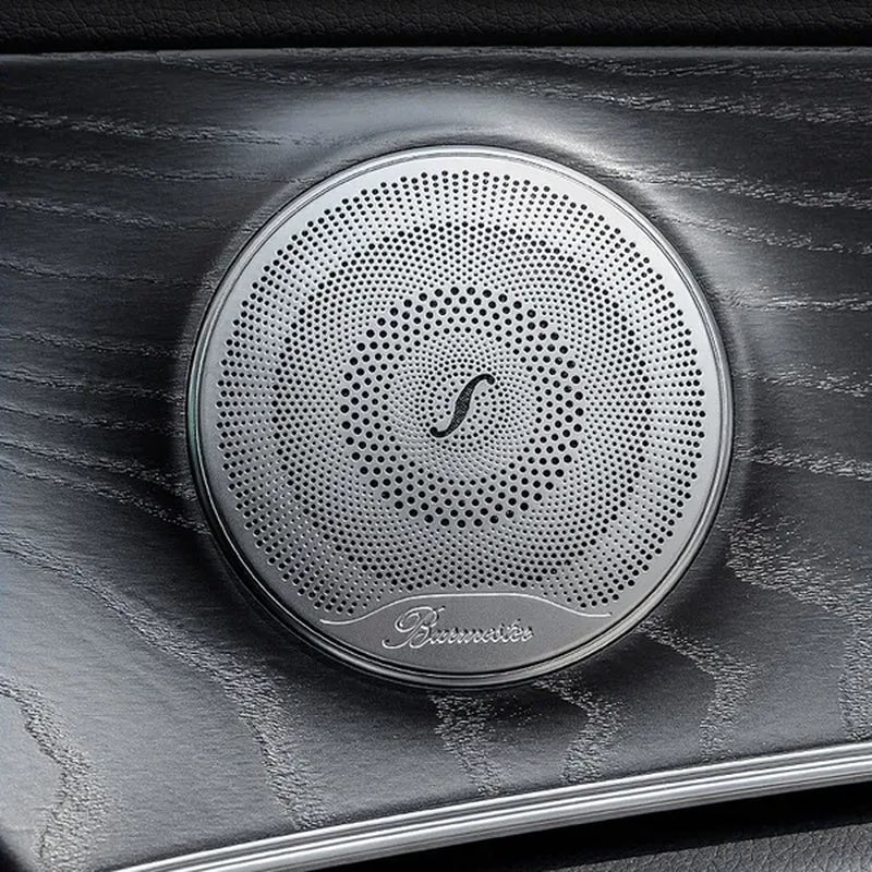 Car Door Audio Speaker Decor Cover Loudspeaker 3D Trim Sticker for Mercedes Benz AMG C E Class W205 W213 GLC Car Styling Accessories