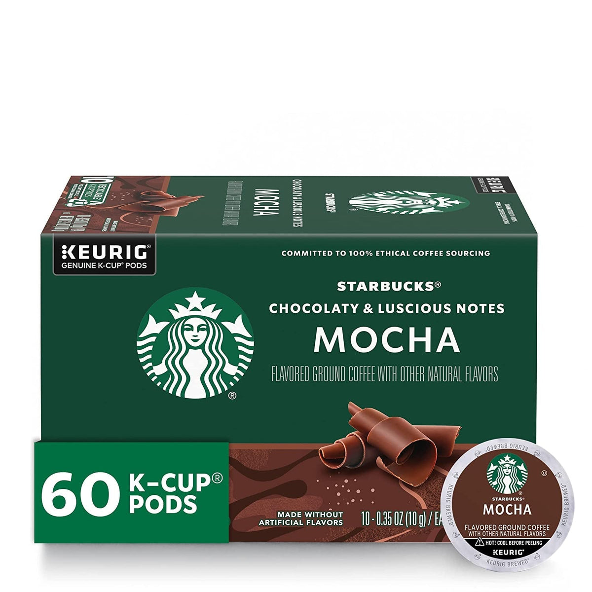 K-Cup Coffee Pods, Medium Roast Coffee, Pike Place Roast for Keurig Brewers, 100% Arabica, 6 boxes (60 pods total)
