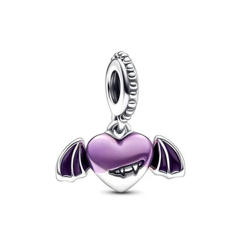 2022 NEW 100% 925 Sterling Silver Autumn Collection Charm Pendant Fit DIY Women Bracelet Necklace Fashion Original Jewelry Gift