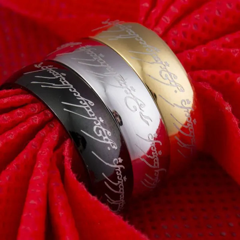 3pcs/set Fashion Lord of The Rings Stainless Steel Rings Engagement Rings Jewelry Gifts