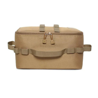 Outdoor Camping Gas Tank Storage Bag Large Capacity Ground Nail Tool Bag Gas Canister Picnic Cookware Utensils Kit Organizer