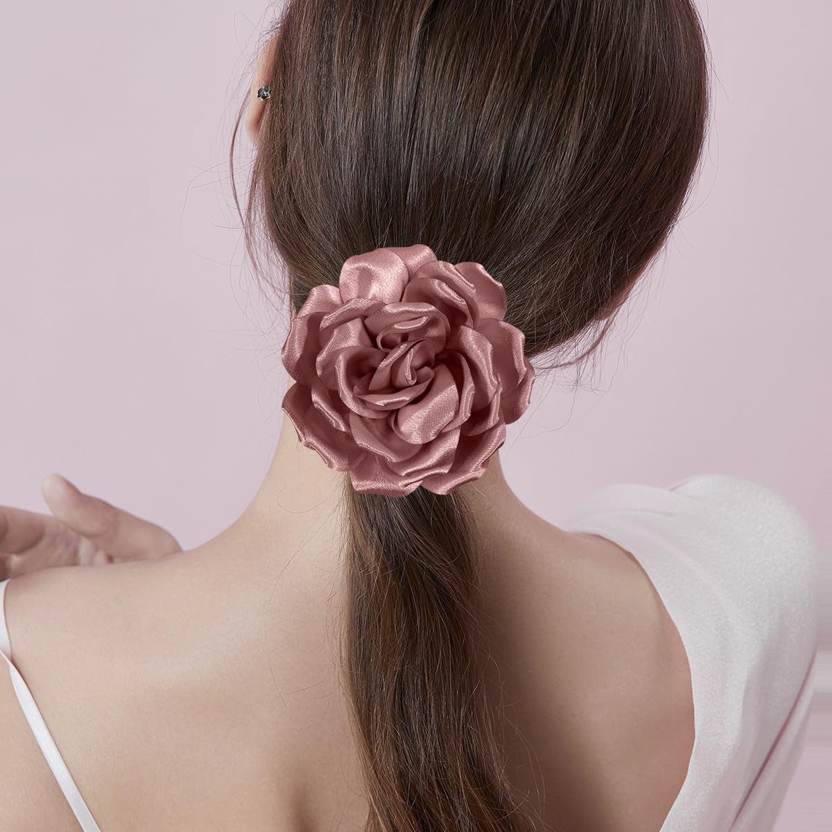 Rose Flower Brooch and Pin | Elegant Hair Clip and Accessory for Women'S Dress