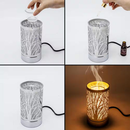 Copper/Rusty Forest Touch Lamp Essential Oil Diffuser and Wax Warmer