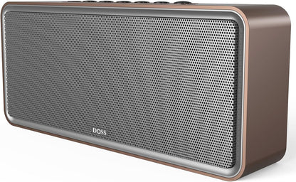 Soundbox XL Bluetooth Speaker with Subwoofer, 32W Loud Sound with Booming Bass, Dual DSP Technologies, 10H Playtime, USB-C, TWS, 2.1 Audio Channel for Home, Indoor and Office - Gold