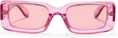 Rectangle Sunglasses Men Tinted Polarized Big Square Retro 90S Vintage Y2K Glasses for Women UV Protection