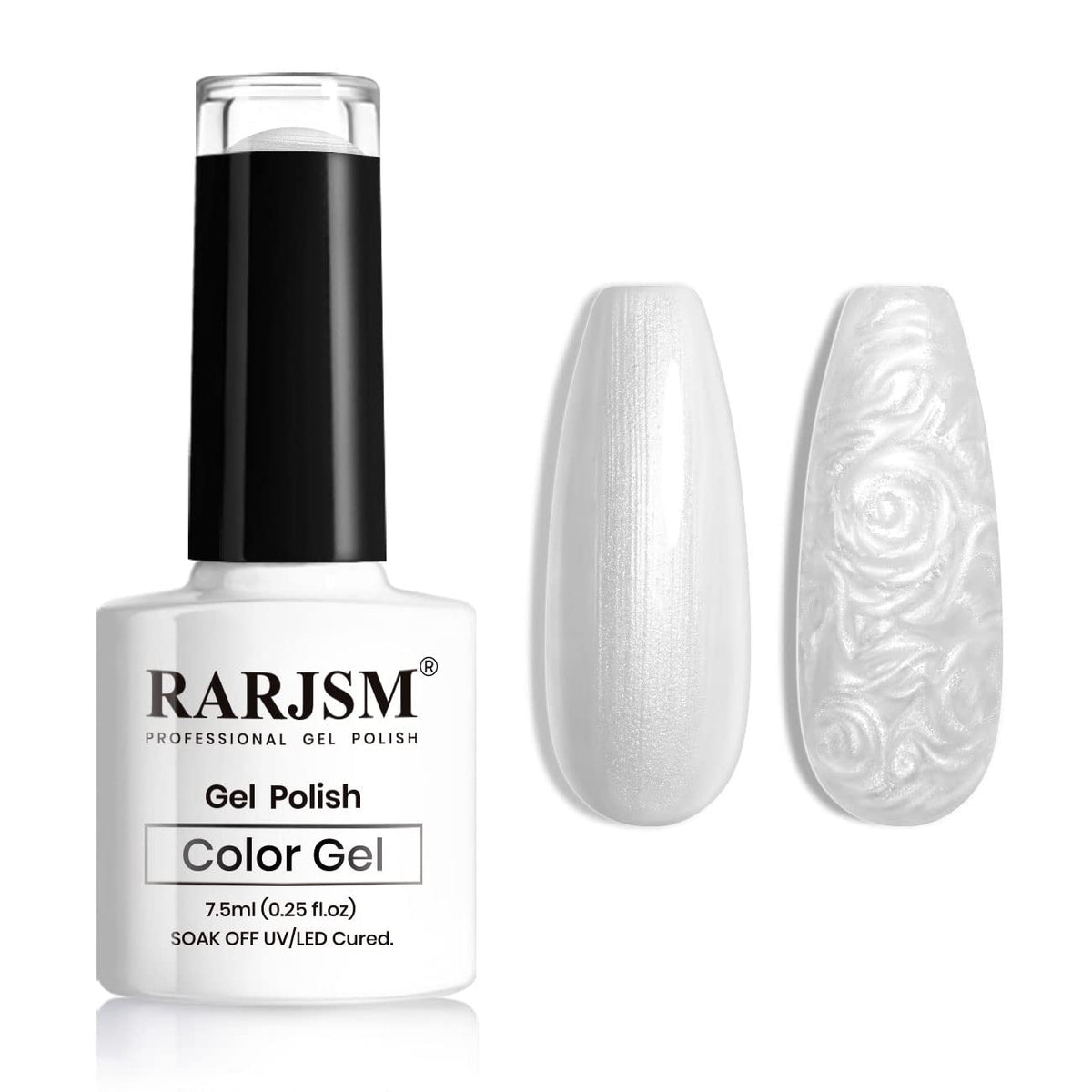 Pearl Gel Nail Polish, Glitter Drawing Gel Polish Shimmer Mermaid Nail Gel Soak Off UV Gel for Salon Home DIY Manicure Use