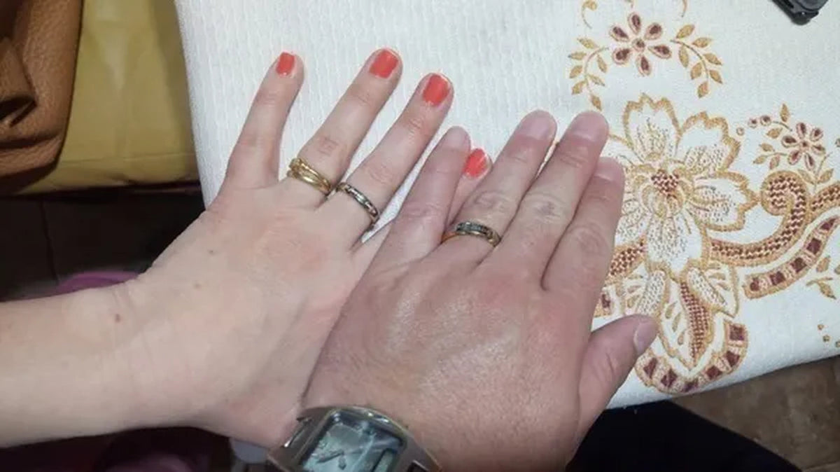 New Eternal love gold and silver rings Couple Gold Ring
