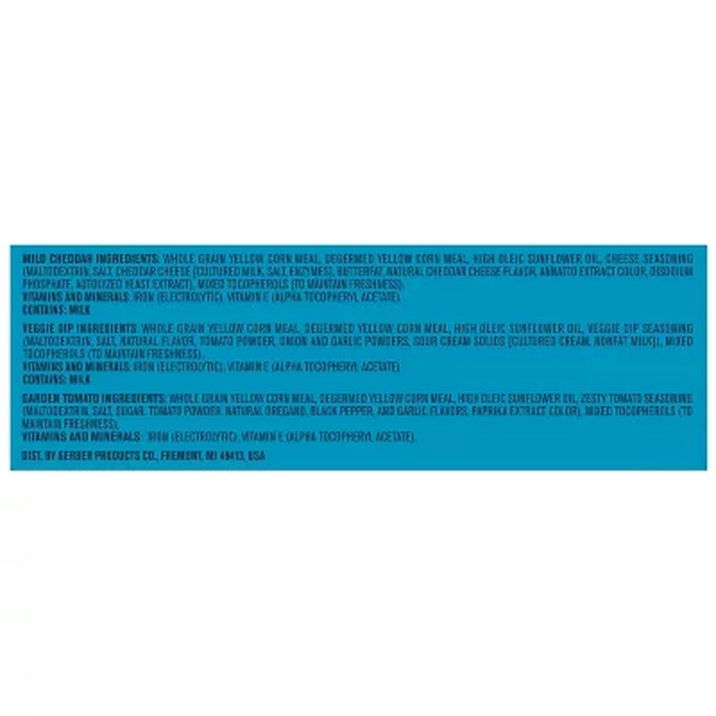 Gerber Lil' Crunchies Baked Grain Snack, Variety Pack 1.48 Oz., 8 Ct.