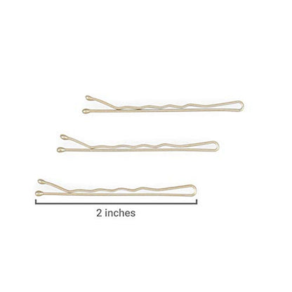 Bobby Pins - Black - 2 Inch Wavy Hair Pins, 48 Count