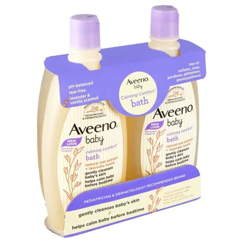 Aveeno Baby Calming Comfort Bath Wash 18 Fl. Oz., 2 Pk.