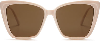 Trendy Polarized Sunglasses For Women Retro Womens Oversized Square Cat Eye Sun Glasses UV Protection SJ2206