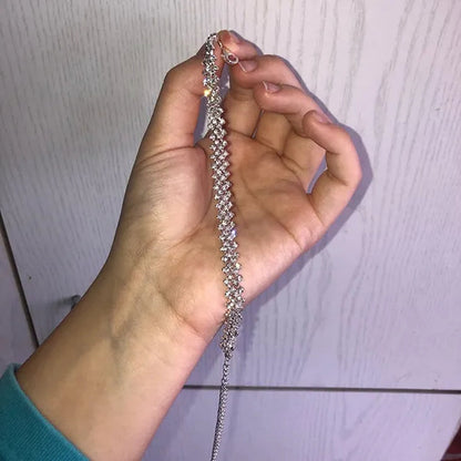 Women Ankle Bracelet Rhinestone Anklet Beach Ankle Bracelet Crystal Diamond Bracelets Gifts Ankle Bracelet Crystal Ankle Bracelet