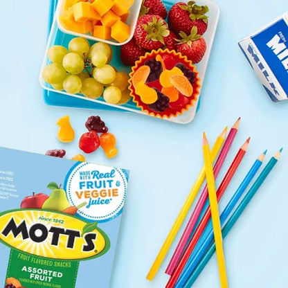 Mott'S Assorted Fruit Flavored Snacks, 0.8 Oz., 90 Pk.