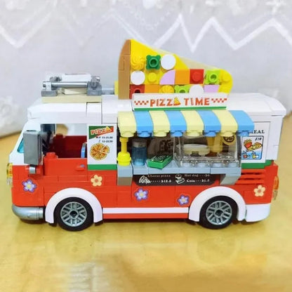 Loz Amusement Park Food Truck Merry-Go-Round Ferris Wheel Mini House Diamond Mini Building Block Cute Toys for Kids and Girls
