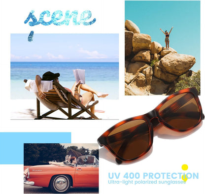 Sunglasses Womens Polarized Sunglasses for Mens Womens Retro Mirror Lens for Driving Fishing UV400 Protection