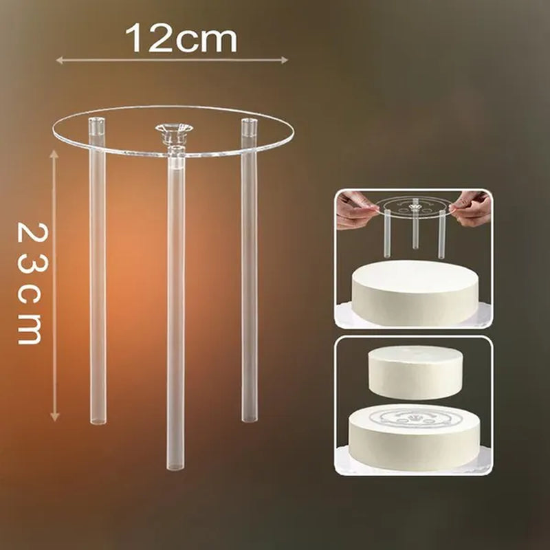 4/6/8/10inch Multi-layer Cake Stand Suspended Gasket Support Frame Round Dessert Support Spacer Piling Bracket Baking Tools
