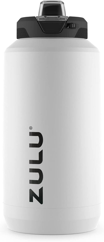 Goals Vacuum Insulated Large Capacity Stainless Steel Water Bottle | Reusable Jug Thermoses with Carry Handle | Leak-Proof Lid | Perfect for Travel, Workout, Gym, Hiking, Camping | 64Oz, 101Oz