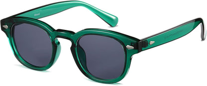 Unisex Vintage Retro Round Style Tinted Sunglasses For Men Women Fashion Circle Sun Glasses 46mm