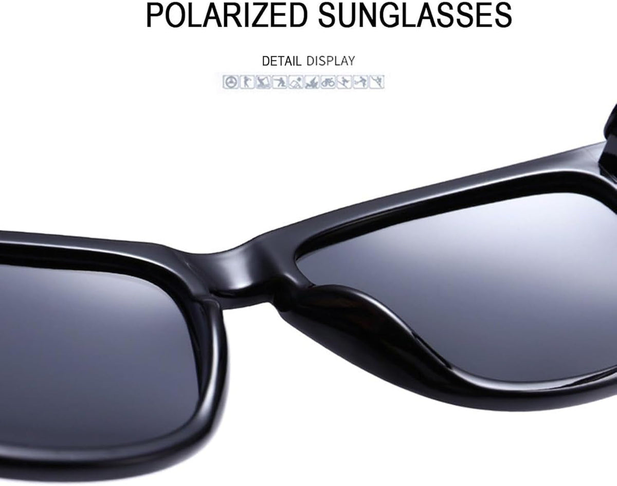 Square Sunglasses Polarized UV Protection Trendy Designer Sun Glasses Men Women