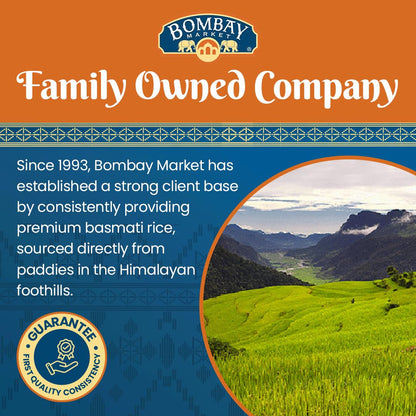 White Basmati Rice - Aromatic & Nutty Flavor Basmati Rice - Long Grain Rice Basmati (4 Pound Bag)