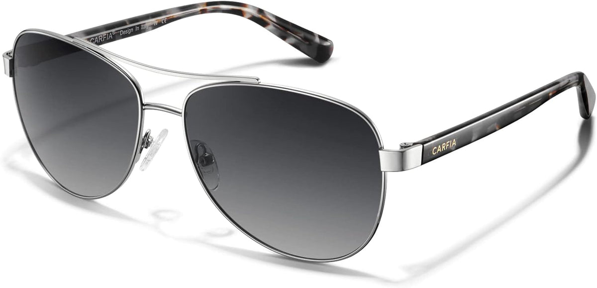 Polarized Sunglasses for Women UV Protection Ultra-Lightweight Metal Frame Woman's Shades CA3216