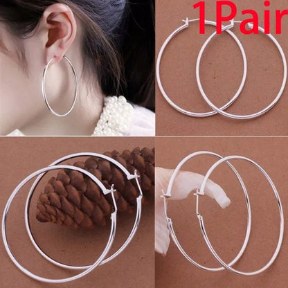 Delysia King Large Circle Earrings