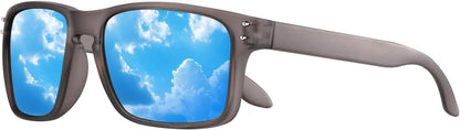 Polarized Sunglasses Men Womens - Retro Square Sun Glasses for Fishing Driving UV Protection