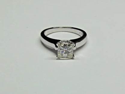 Sparkling 925 Sterling Silver Natural Gemstone White Sapphire Diamond Ring  Wedding Engagement Fine Jewelry Size 6 7 8 9 10