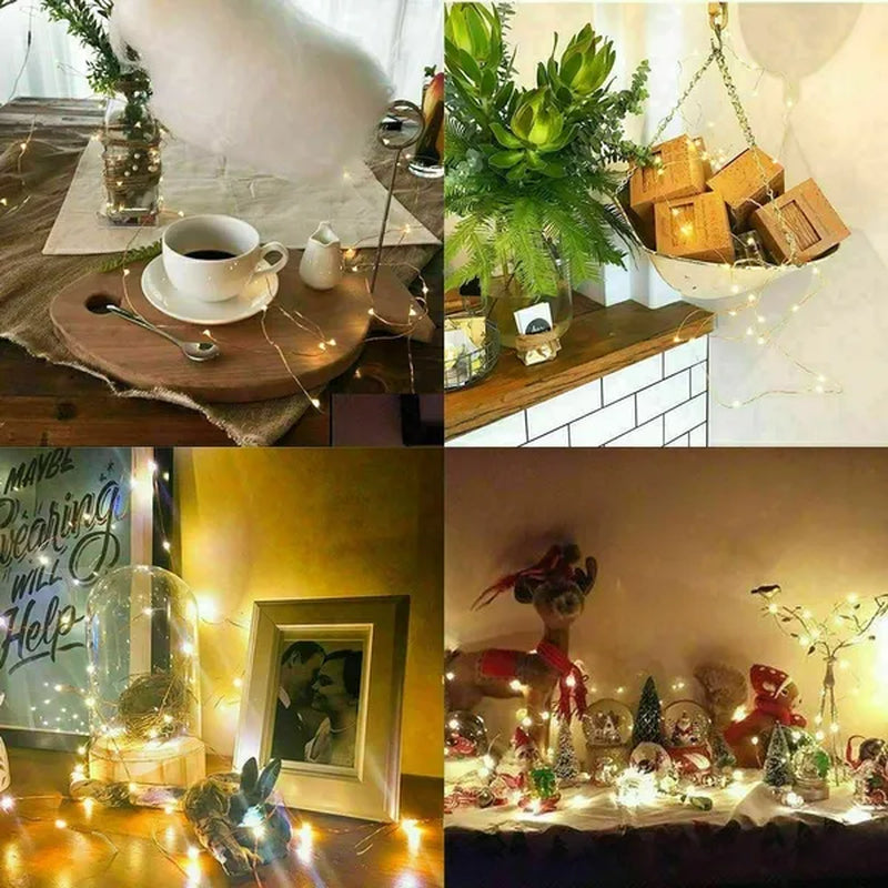 2020 1M - 10M LED Fairy String Lights Fairy Light Battery Operated For Christmas Xmas Party Home Decor LED Strings & Decoration Lights