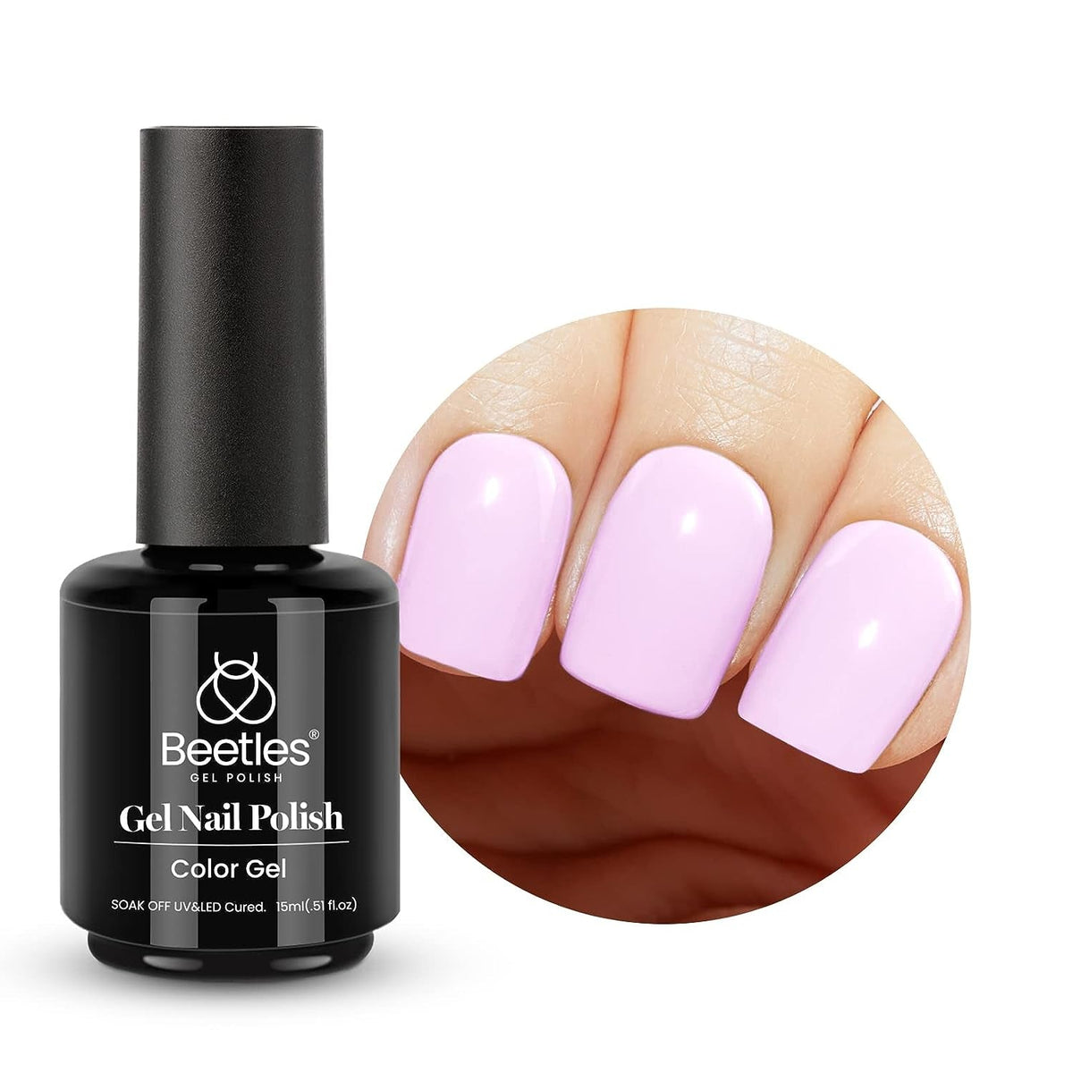 Beetles Gel Nail Polish, 1Pcs 15ml Electric Punk Bright Blue Color Gel Polish Soak Off Uv LED Gel Nail Art DIY Gel Nail Manicure for Girls Women Gifts Spring