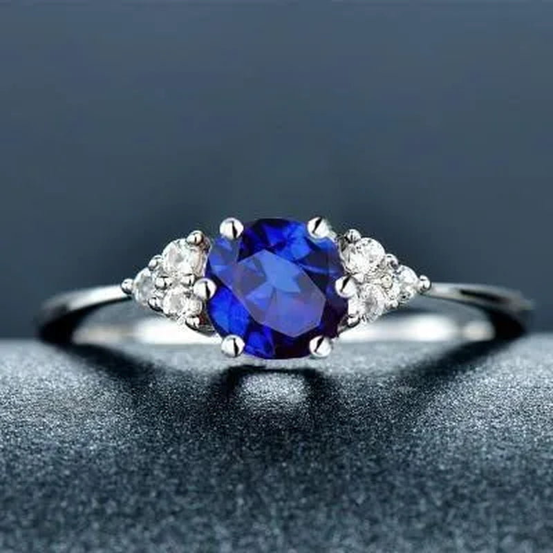 Red Ruby Jewelry Palace Natural Garnet Halo Engagement Ring  Sterling Sliver Jewelry For Women