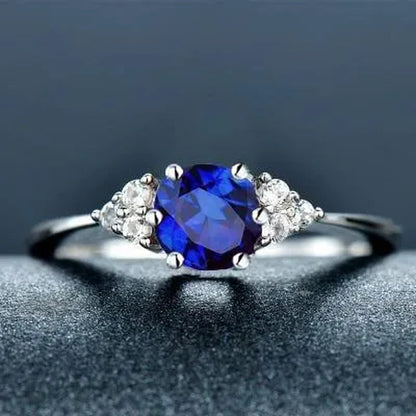 Red Ruby Jewelry Palace Natural Garnet Halo Engagement Ring  Sterling Sliver Jewelry For Women