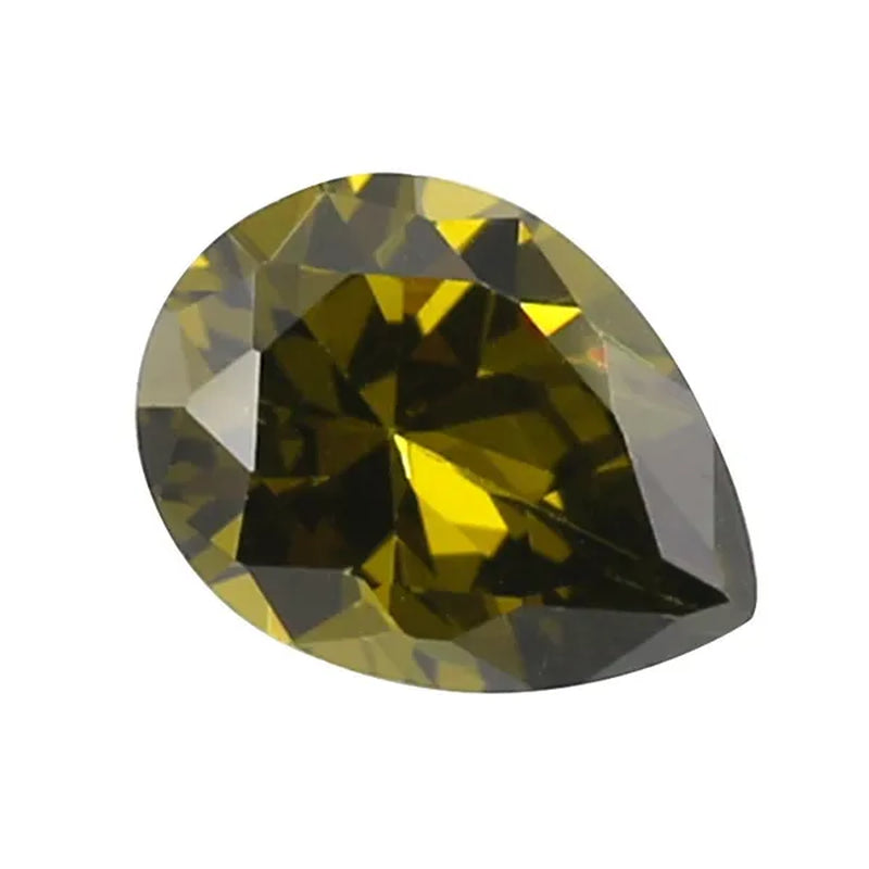2PC Loose Gemstone Oval Cut Cubic Zirconia Stone Jewelry Production Craft Love Bead Grade VVS 6*8Mm /0.23*0.31Inch