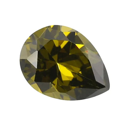 2PC Loose Gemstone Oval Cut Cubic Zirconia Stone Jewelry Production Craft Love Bead Grade VVS 6*8Mm /0.23*0.31Inch