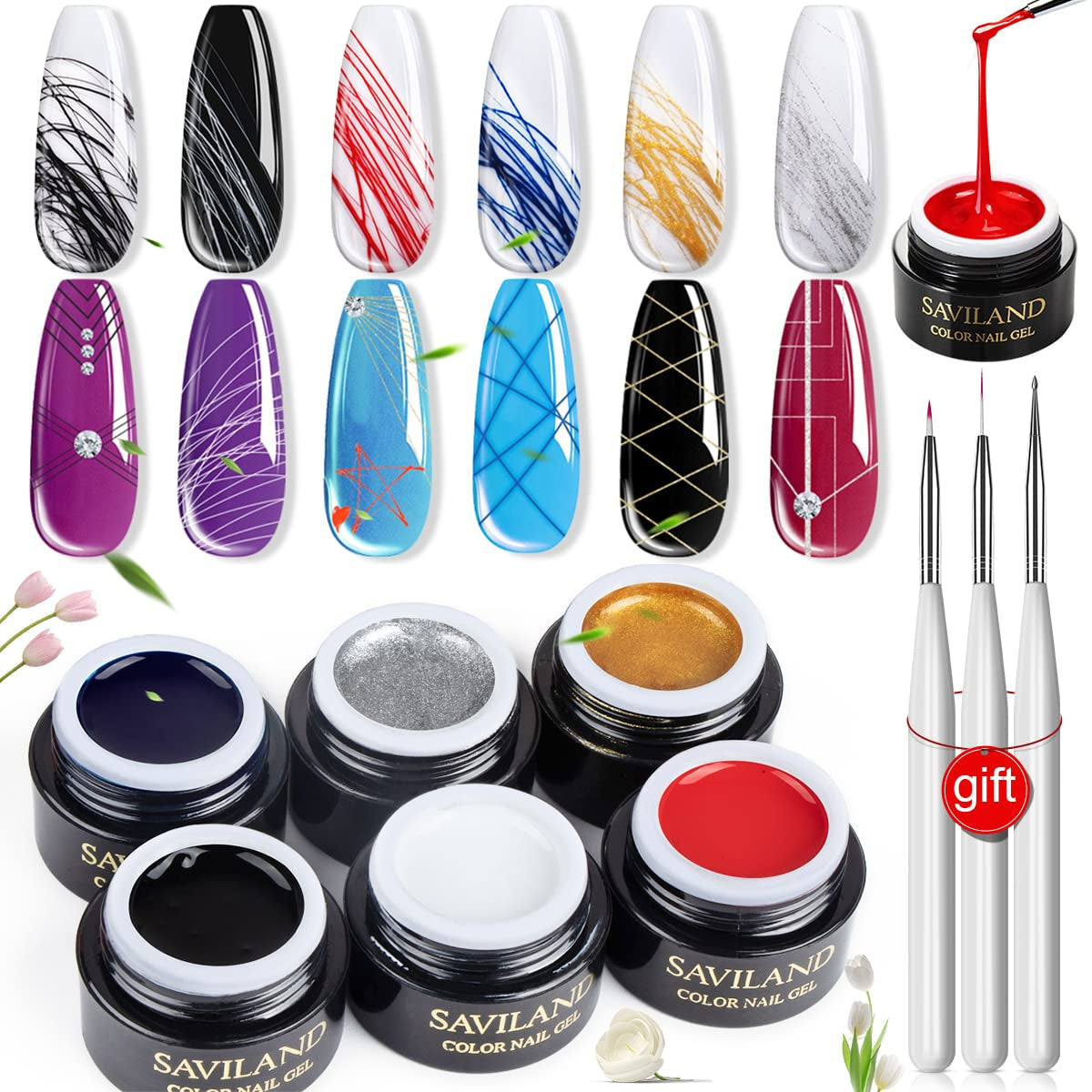 French Gel Nail Polish - 1PC 10ML Blue Gel Polish U V LED Soak Off Gel Quick French Manicure Gel Polish Nail Salon DIY Home for Starters Professionals Party