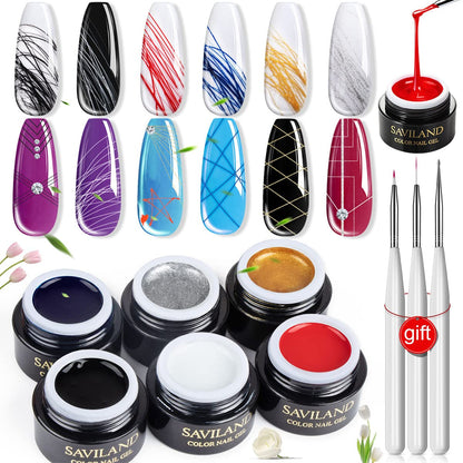French Gel Nail Polish - 1PC 10ML Blue Gel Polish U V LED Soak Off Gel Quick French Manicure Gel Polish Nail Salon DIY Home for Starters Professionals Party