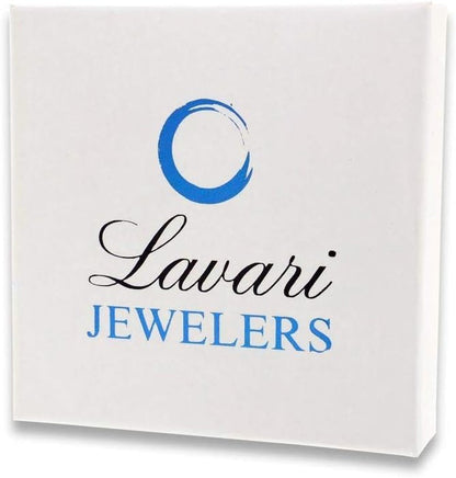 Lavari - Heart Gemstone and Diamond Sterling Silver Cross Pendant 18"…