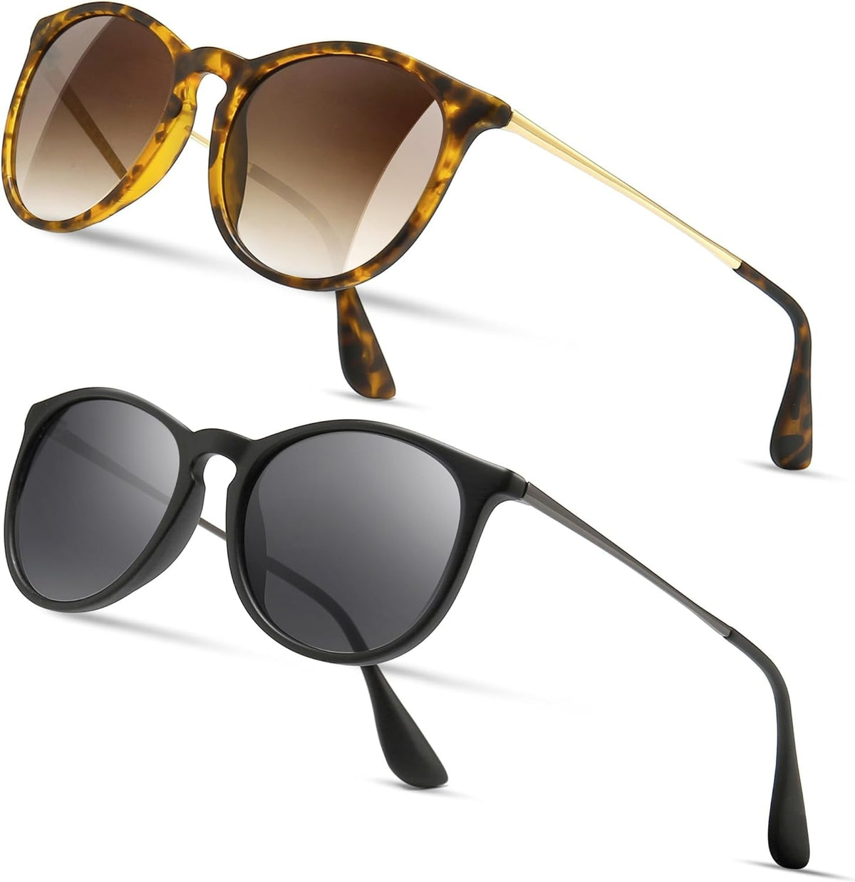 Vintage Round Sunglasses for Women Men Classic Retro Designer Style