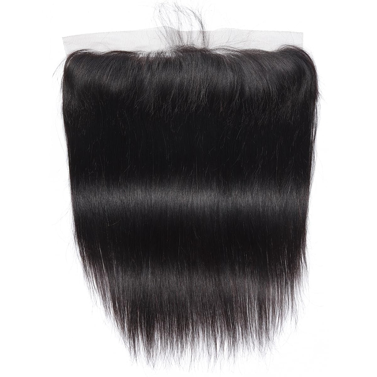 Straight HD Lace Frontal 13X4 Human Hair 18 Inch Free Part Hand Tied 150% Density Ear to Ear Pre Plucked with Baby Hair Natural Color
