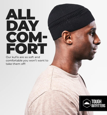 Kufi Hat - Kufi Hats for Men Muslim, Turkish Kufi Cap