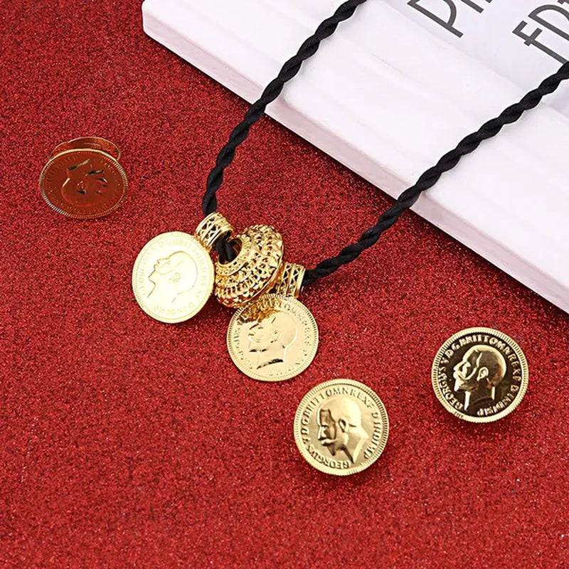 Ethiopian Cross Jewelry Set Women Jewelry Africa Coin Cross Eritrea Habesha Jewelry