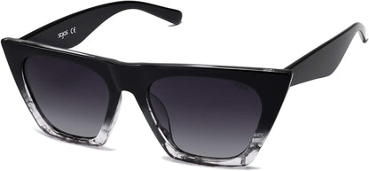 Oversized Square Cateye Polarized Sunglasses for Women Men Big Trendy Sunnies SJ2115